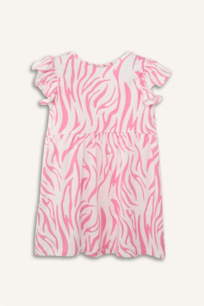 Desenli Elbise Kız Bebek