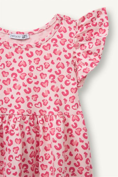 Desenli Elbise Kız Bebek