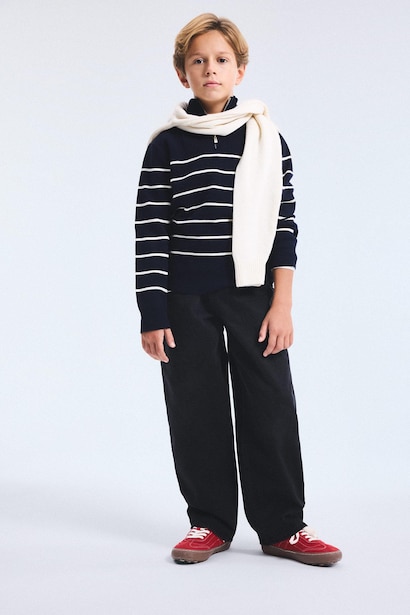 Barrel Fit Jean Erkek Çocuk