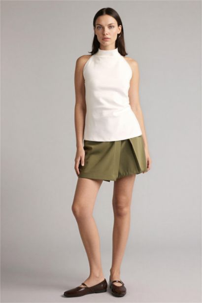 Normal Waist Straight Leg Shorts