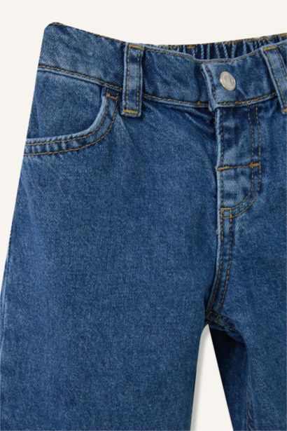 Baby Girl Wide Leg CottonTrousers