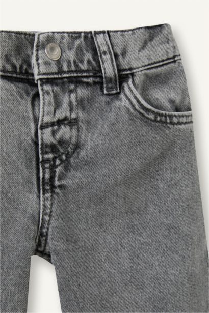 Baby Girl 100% Cotton Wide Leg Cotton Trousers