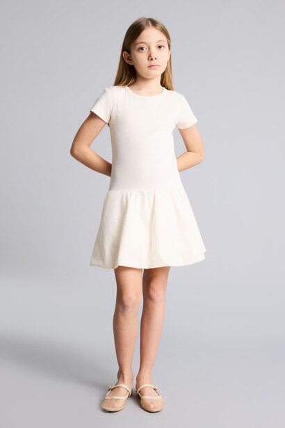 Girl Half Sleeve Dress