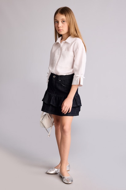 Girl Denim Skirt