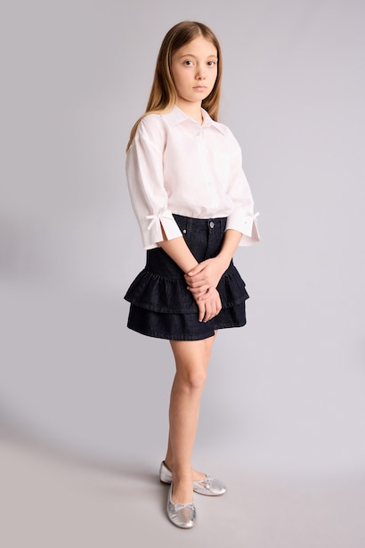 Girl Denim Skirt