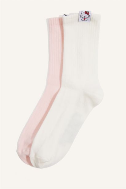 Girl Hello Kitty Licensed 2 piece Short Socks