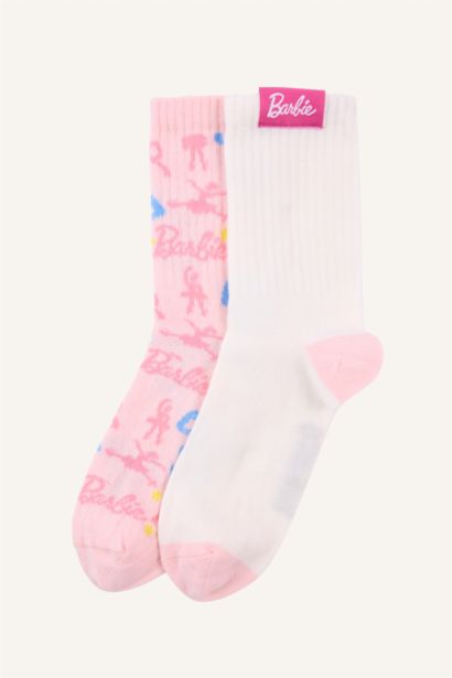 Girl Barbie Licensed 2 piece Long sock