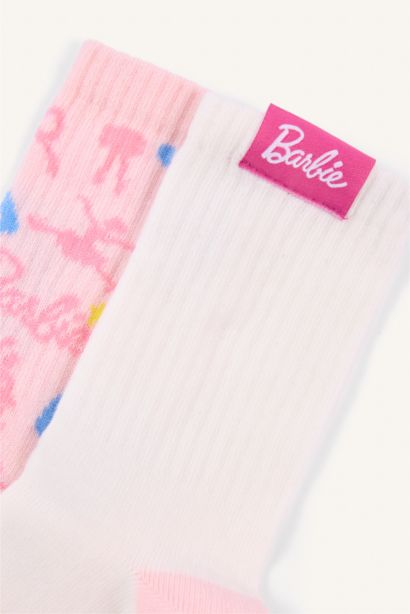 Girl Barbie Licensed 2 piece Long sock