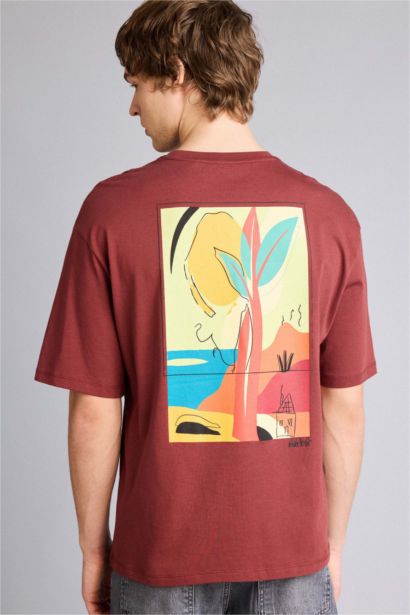 تيشيرت اوفر سايز مطبوع