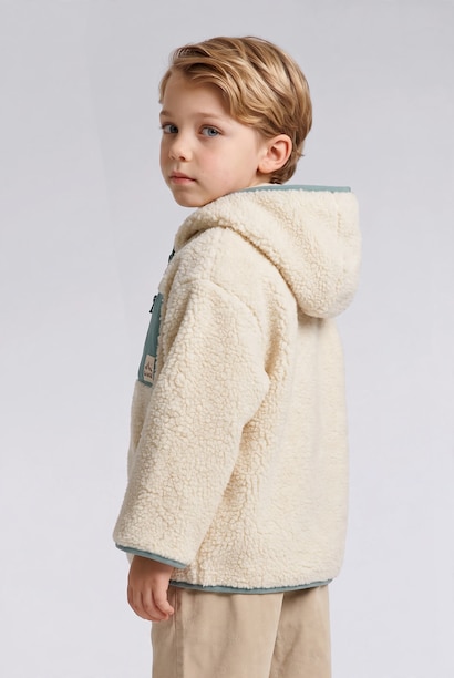 Oversize Fit Hooded Cardigan