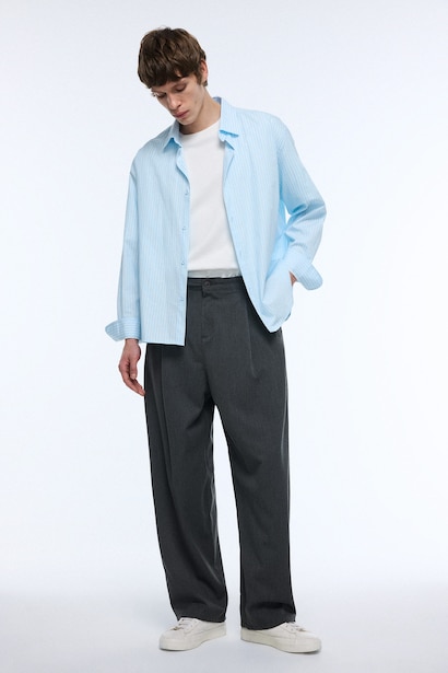 Pantalon large Coupe barrel