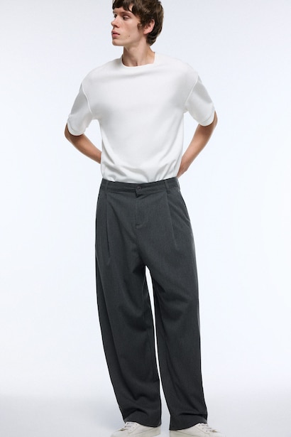 Pantalon large Coupe barrel