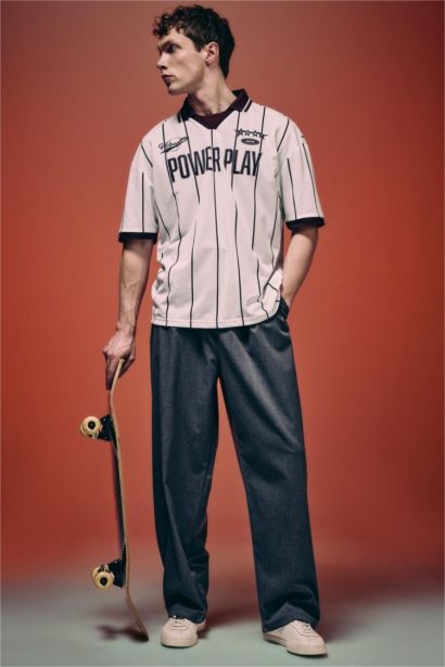 Klasik Kesim Geniş Paça Pantolon