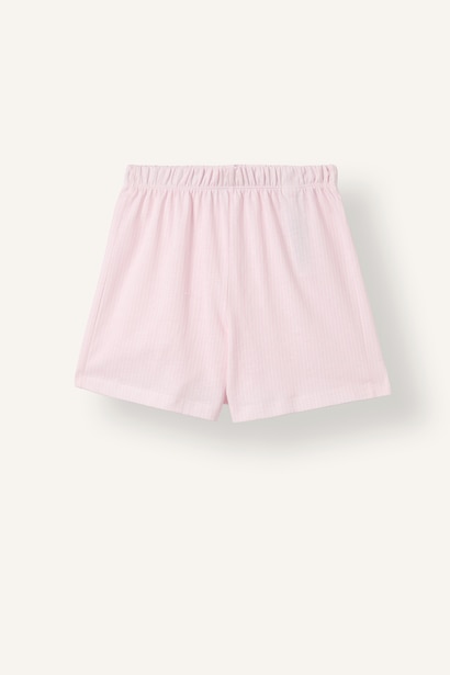 2'li Pijama Takımı Baskılı Şortlu Kız Çocuk