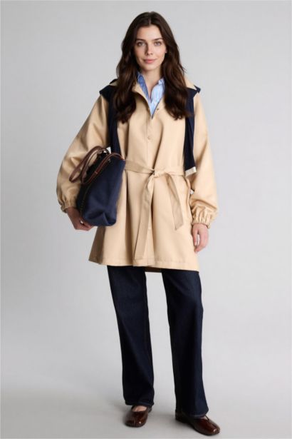 Regular Fıt Gabardin Trençkot