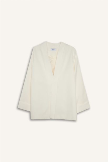 سترة بليزر قصة مريحة