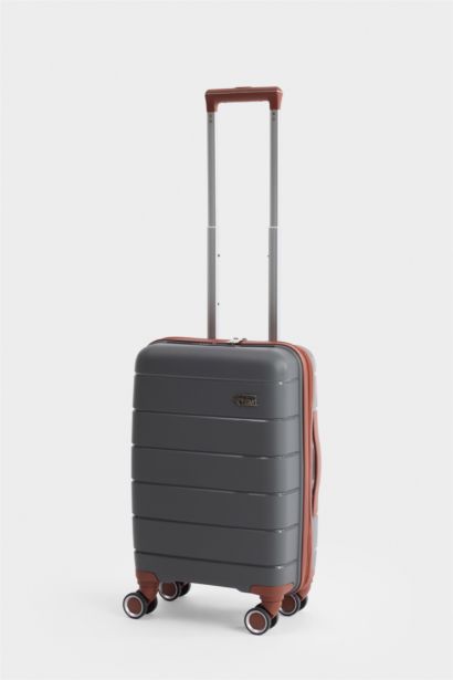 Unisex Sert Kapaklı Valiz