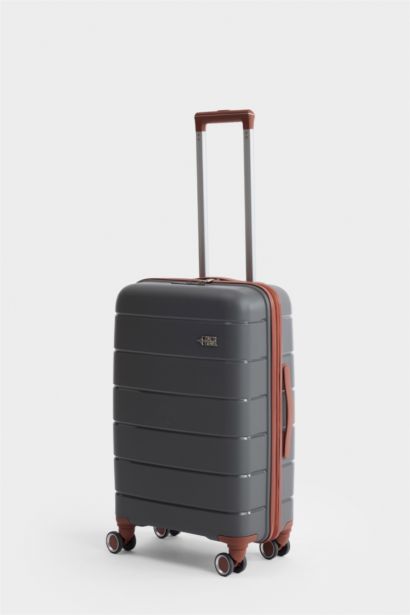 Unisex Sert Kapaklı Valiz