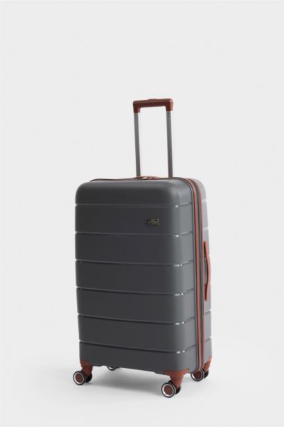 Unisex Sert Kapaklı Valiz