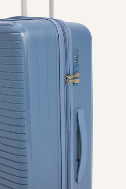 Unisex Sert Kapaklı Valiz