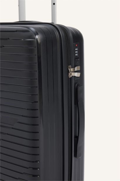 Unisex Sert Kapaklı Valiz