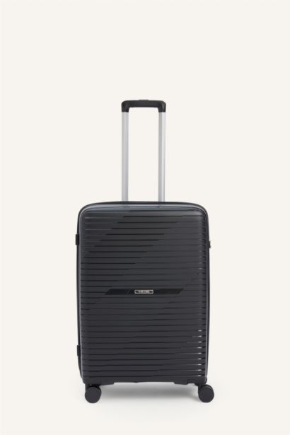 Unisex Sert Kapaklı Valiz