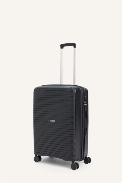 Unisex Sert Kapaklı Valiz