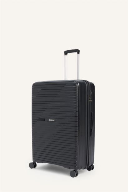 Unisex Sert Kapaklı Valiz