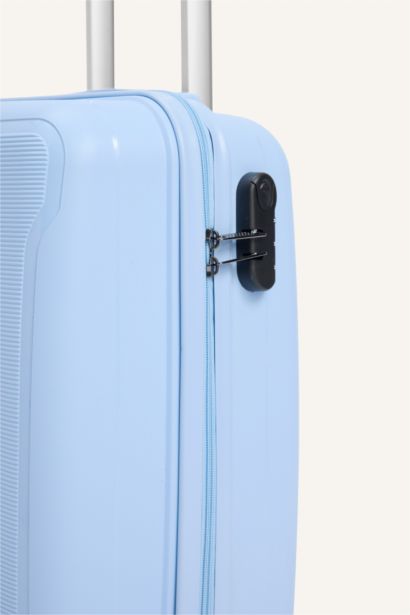 Unisex Sert Kapaklı Küçük Boy Valiz