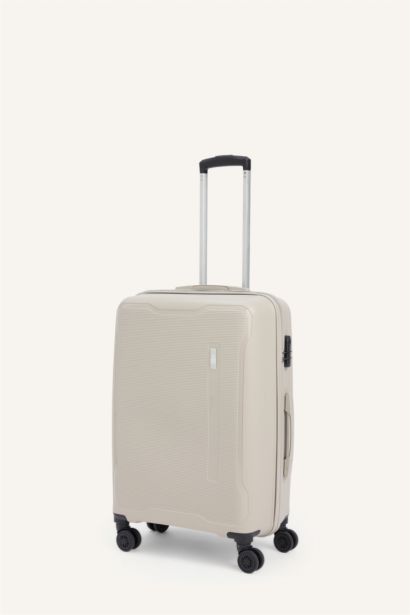 Unisex Sert Kapaklı Orta Boy Valiz