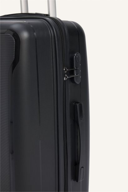 Unisex Sert Kapaklı Orta Boy Valiz