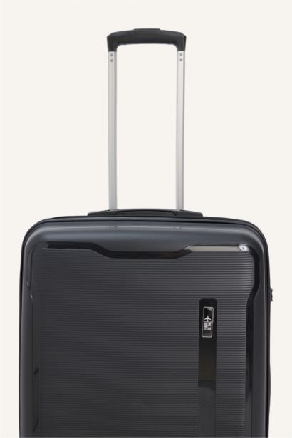 Unisex Sert Kapaklı Orta Boy Valiz