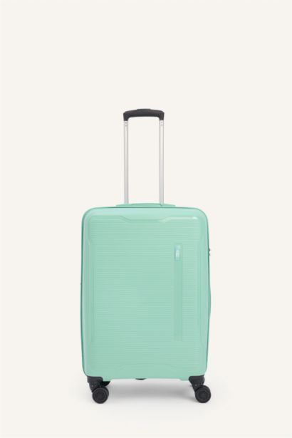 Unisex Sert Kapaklı Orta Boy Valiz