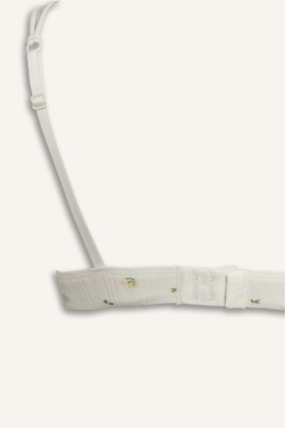 Dantel Detaylı Çıkarılabilir Pedli Balensiz Bralet