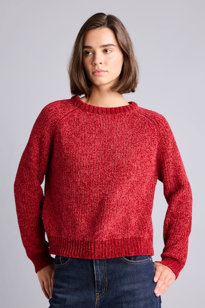 Regular Fit Crew Neck Knitted Pullover