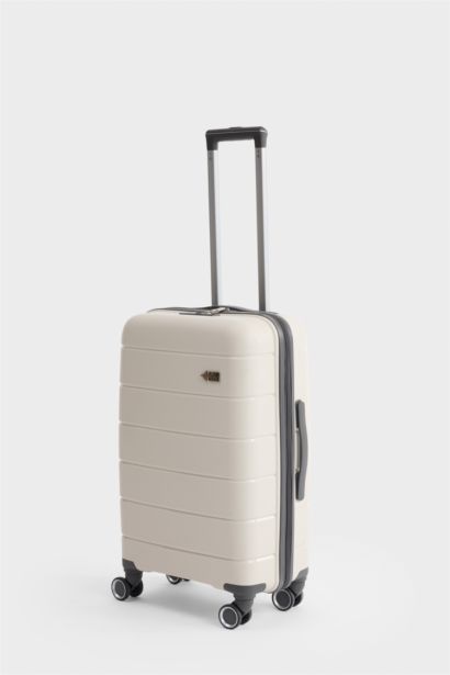 Unisex Sert Kapaklı Valiz