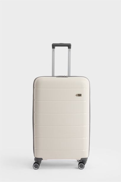 Unisex Sert Kapaklı Valiz