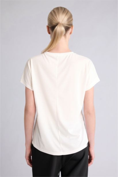 Crew Neck Printed Short Sleeve T-Shirt