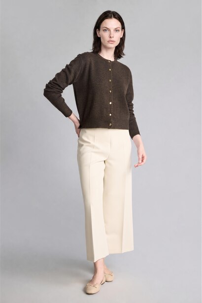 Regular Fit дөңгелек жағалы кардиган