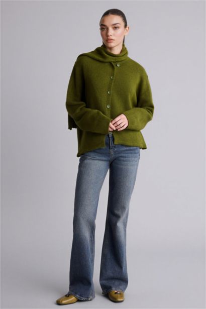 Regular Fit Crew Neck Knitwear Cardigan