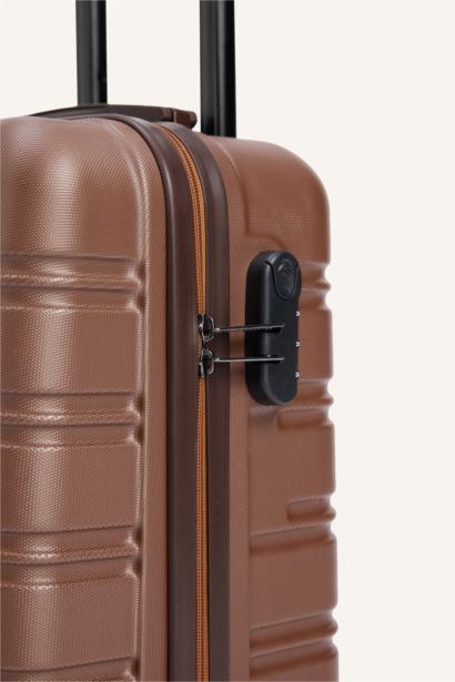 Unisex Sert Kapaklı Küçük Boy Valiz