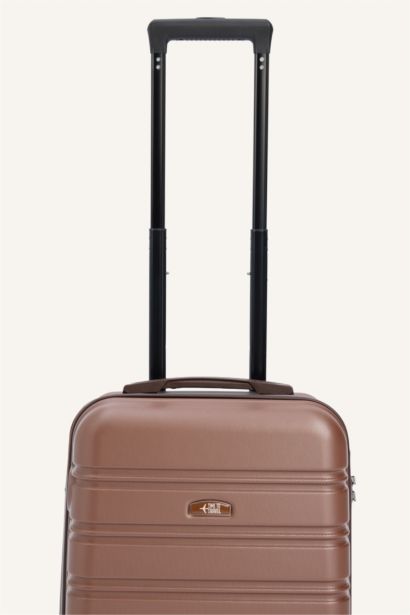 Unisex Sert Kapaklı Küçük Boy Valiz