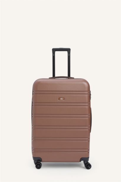 Unisex Sert Kapaklı Büyük Boy Valiz