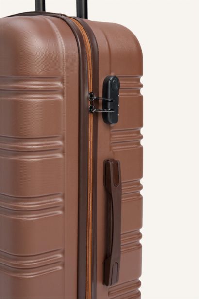 Unisex Sert Kapaklı Büyük Boy Valiz