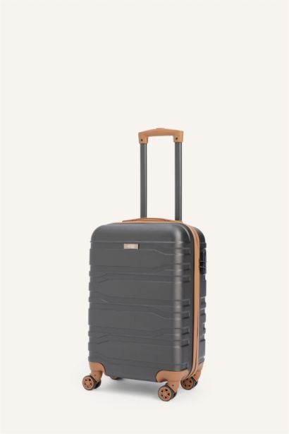 Unisex Sert Kapaklı Küçük Boy Valiz