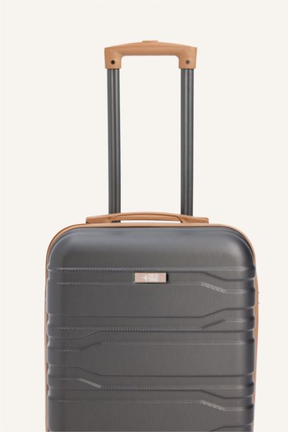 Unisex Sert Kapaklı Küçük Boy Valiz