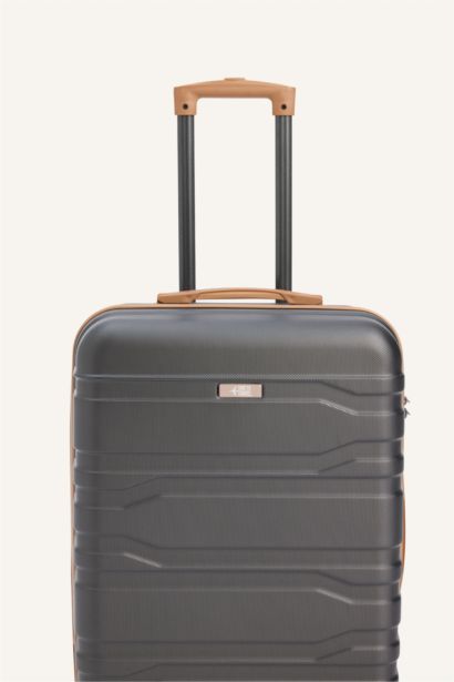 Unisex Sert Kapaklı Orta Boy Valiz