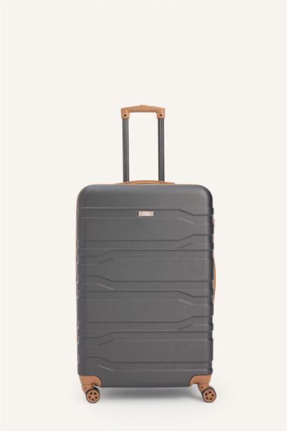 Unisex Sert Kapaklı Büyük Boy	 Valiz