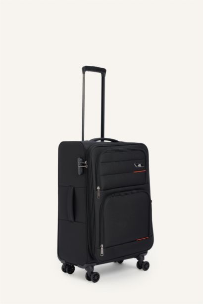 Unisex Sert Kapaklı Orta Boy Valiz