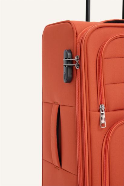 Unisex Sert Kapaklı Büyük Boy Valiz